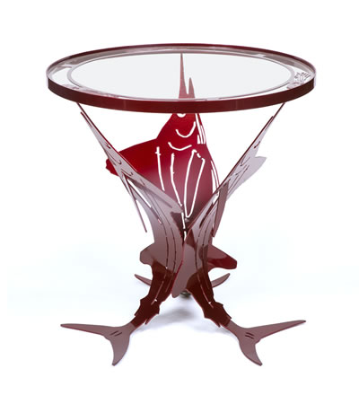 Marlin Tables - Crimson Red