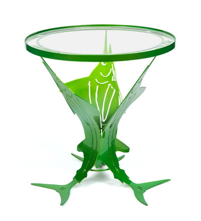 Marlin Tables - Green Iridescent