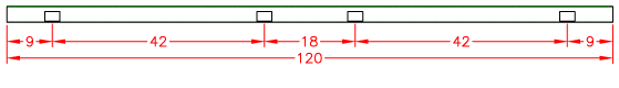 Rail Punching Layout 7120-RP and 10120-RP