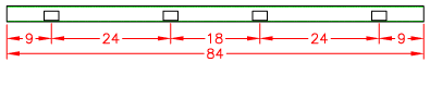 Rail Punching Layout 1084-RP